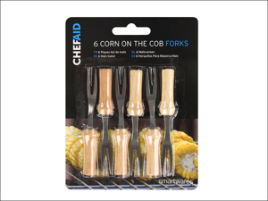 Chef Aid Corn On The Cob Holder Corn On The Cob Forks x 6 10E00383
