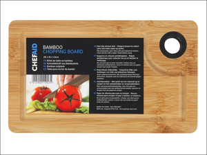 Chef Aid Chopping Board Bamboo Board 25 x 15 x 1.5cm 10E11057