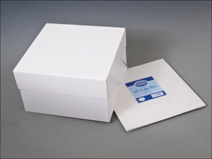 Essential Cake Storage Stapleless Cake Box + Lid 10in CBOX10