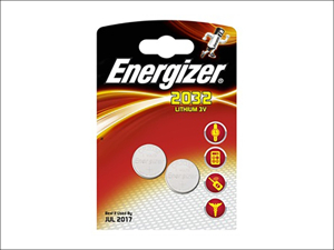 Energizer Standard Batteries CR2032 Energizer Lithium Coin x 2 S5312