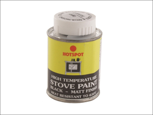 Hotspot Heat Resistant Paint Stove Paint Tin Black 100ml