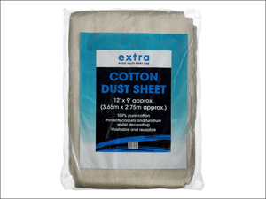 Harris Dustsheet Extra Cotton Dustsheet 12 x 9ft 30130