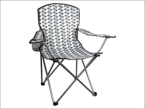 Highlander Folding Chair Moray Camp Chair + Arms Mono FUR007-BG