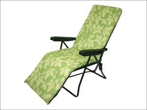 Home Hardware Outdoor Padded Chair Tubular Multi-Position Relaxer Tuscany