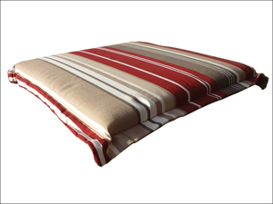 Home Hardware Outdoor Chair Cushion Valanced Carver Pad x2 Red Stripe