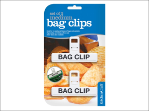 Kitchen Craft Bag Tie Plastic Bag Clips Medium x 2 KCBAGMED