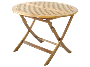 Mir Wooden Table Manhattan/ Rich Round Folding Table 1m 110101