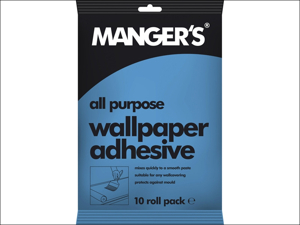 Mangers Wallpaper Adhesive All Purpose Wallpaper Adhesive 10 Roll + 30%