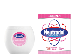 Neutradol Air Freshener Fresh Pink Gel 140g 12RDS
