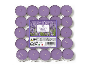 Prices Tealight Candle Aladino Tealights Lavender x 25 021937D