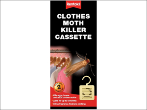 Rentokil Moth Proofer Clothes Moth Killer Cassette x 2 FM95