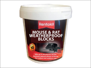 Rentokil Rat Killer Mouse & Rat Weatherproof Blocks x 10 PSMR42