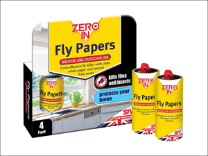 STV Fly Paper Fly Papers x 4 ZER015