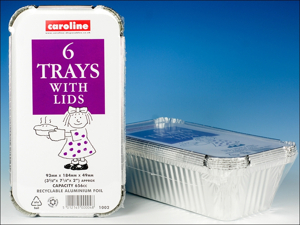 Caroline Foil Tray Foil Tray & Lids 23oz x5 1002
